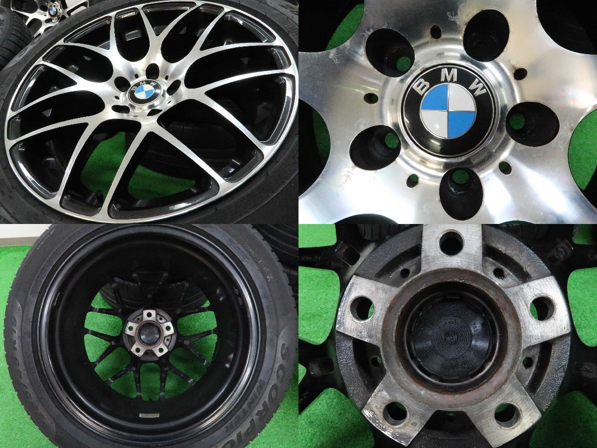 4本 社外 19インチ ホイール 8.5J 9.5J +35 5H PCD 120 スタッドレス