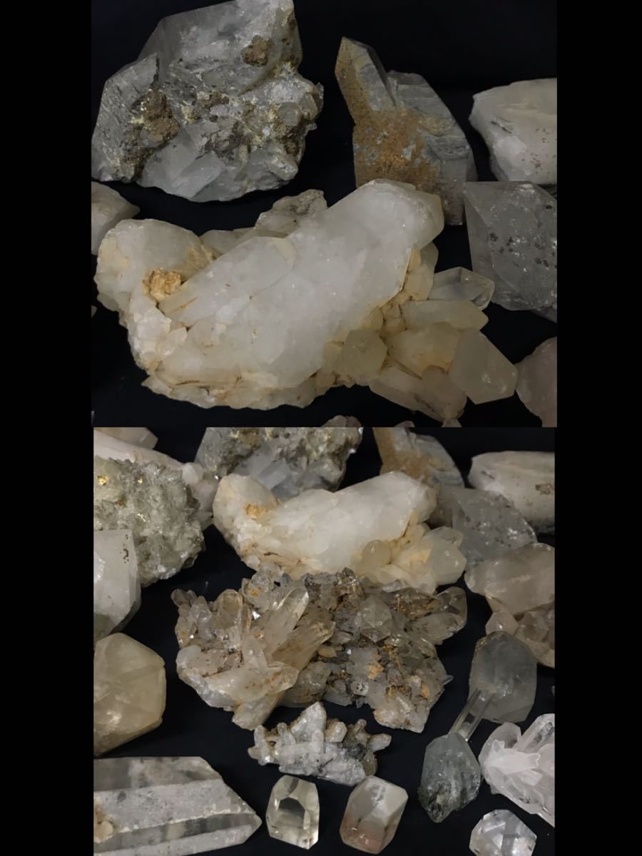 水晶原石 37.4kg 大量まとめ 鉱石 水晶 原石 鑑賞石 天然石