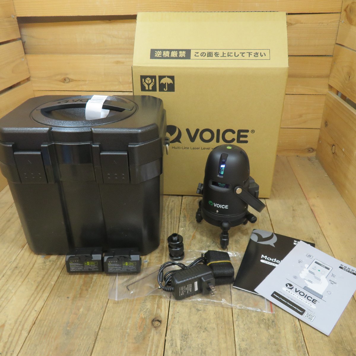 販売 015 未使用品 VOICE ヴォイス グリーンレーザー墨出し器 本体のみ ...