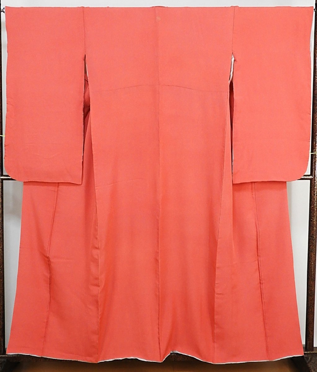 売り切れ必至! か94 正絹 2尺袖 着物 ピンク系地 1つ紋入り 身丈159cm 振袖 売り切れ必至! か94 正絹 2尺袖 着物 ピンク系地 1つ紋入り 身丈159cm 振袖