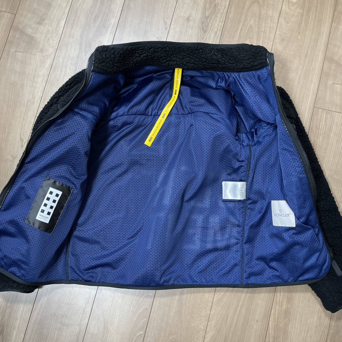 再×14入荷 モンクレール FRAGMENT SIKORSKY フリース ボア ジャケット