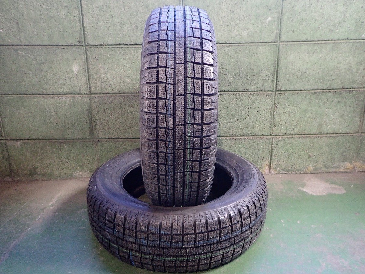 MF6690【送料無料175/65R15】2本 TOYO GARIT G5 中古スタッドレス アクア スペイド ポルテ フィット スイフト ≪即決≫_画像1