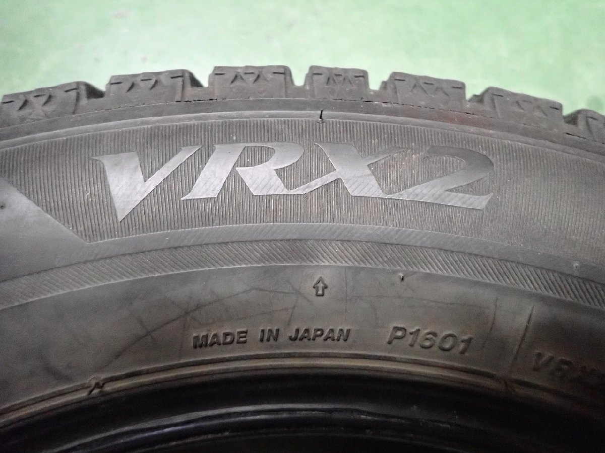 RB1310【送料無料175/65R15】4本 ブリヂストン ブリザックVRX2 中古スタッドレスタイヤ コンパクトカー などへ《即決あり》_画像7