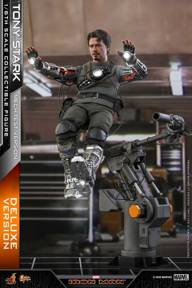 HOTTOYS トニー・スターク メカテスト2.0 デラックス版 ホットトイズ-