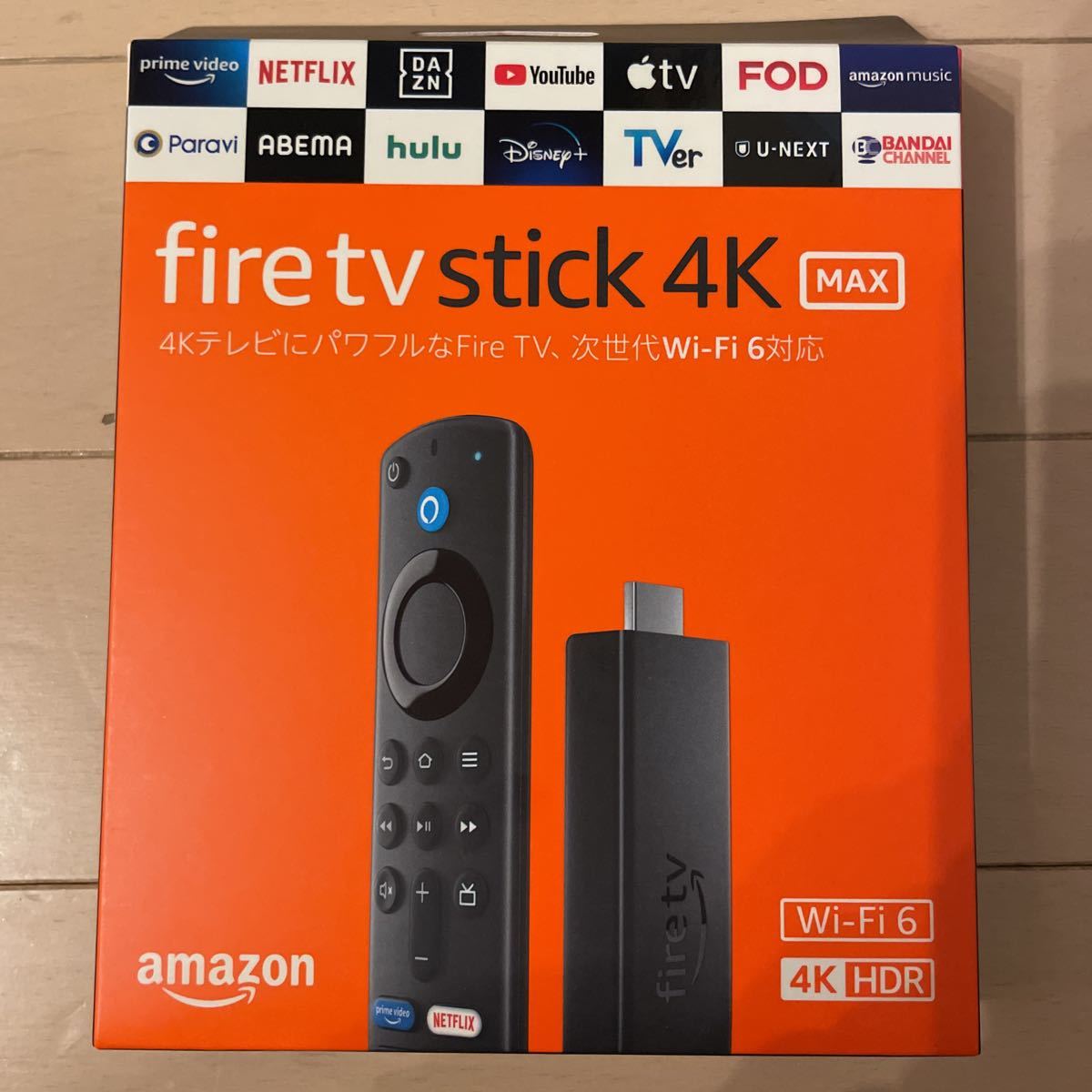低価格 Fire TV Stick 4K Max Alexa対応音声認識リモコン第3世代
