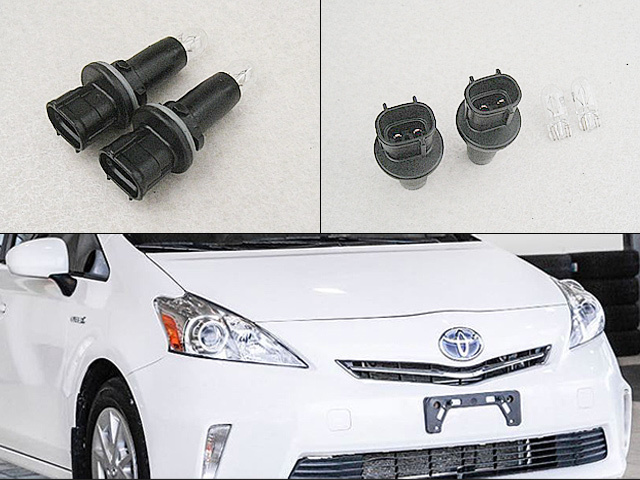 プリウスα前期ZVW40トヨタPRIUS-V純正ハロゲンUSヘッドライト左右