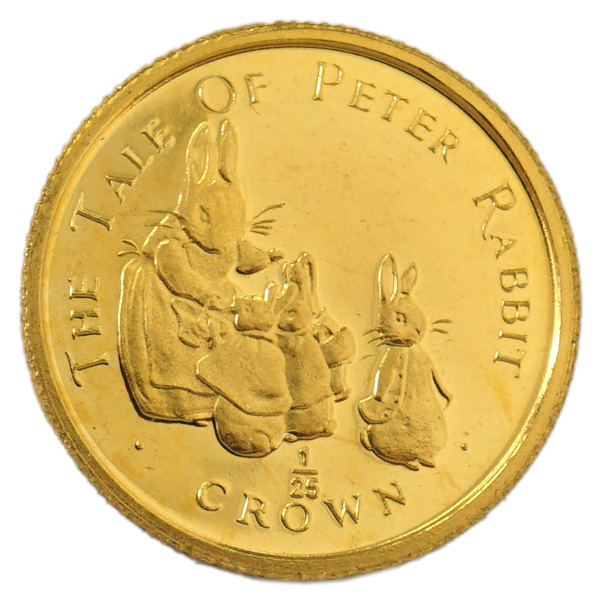 いますが ピーターラビット金貨 ジブラルタル1994年 1/10オンス 24金 までの