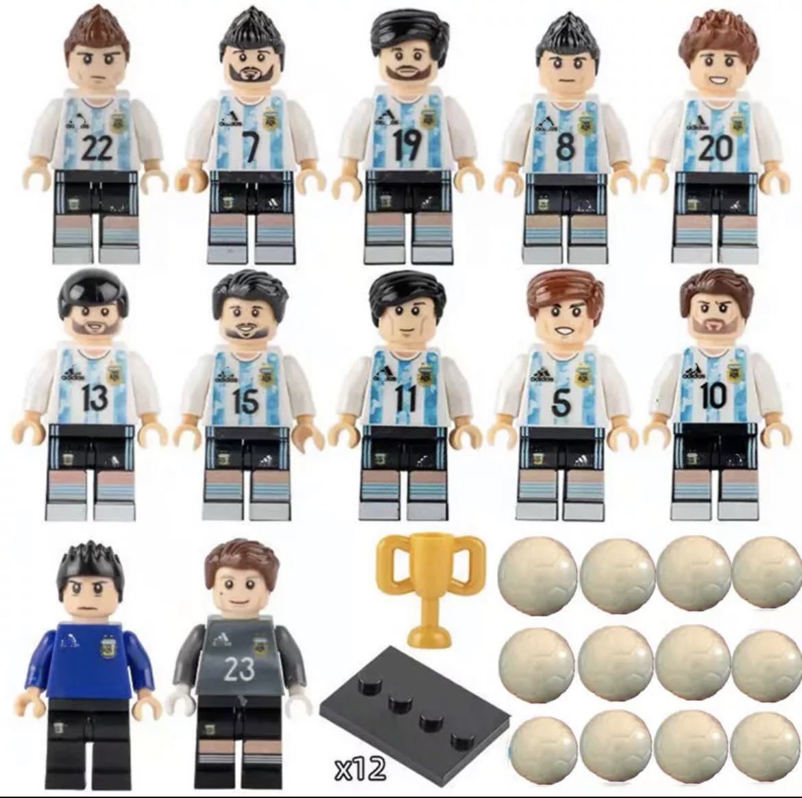 日本製・綿100% レゴ サッカー 30体セット - キャラクターグッズ