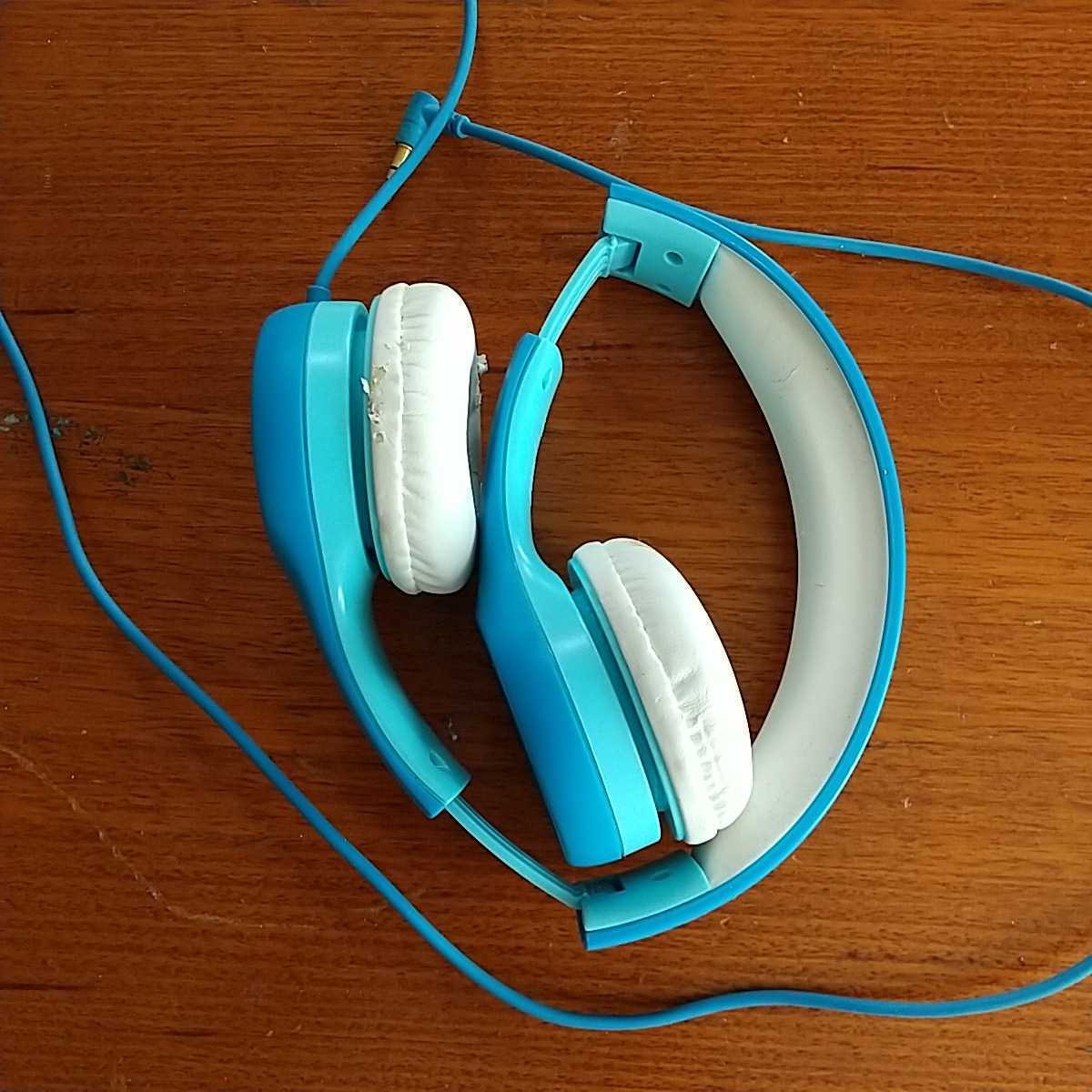 進研ゼミ Benesseベネッセ ヘッドホン 水色
