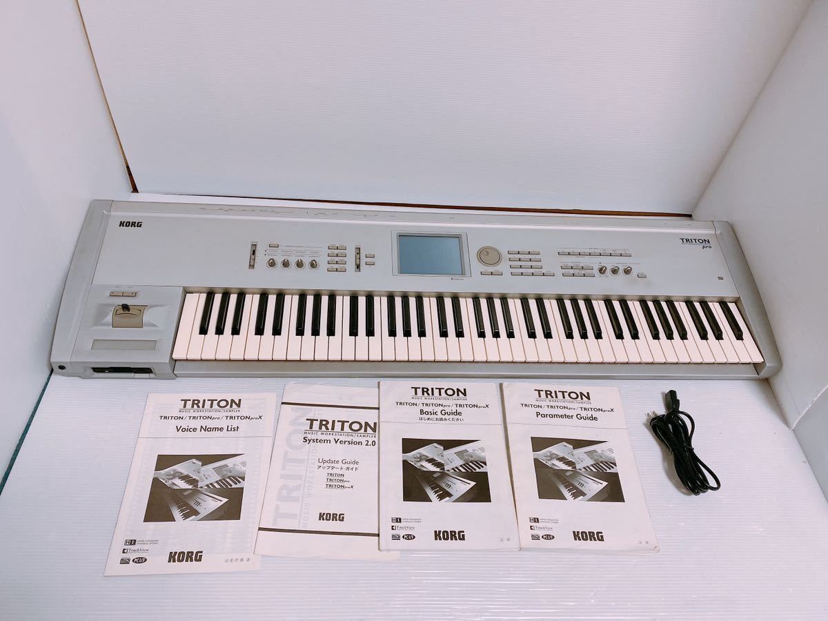 ヤフオク! - KORG コルグ TRITON PROシンセサイザー トラ...