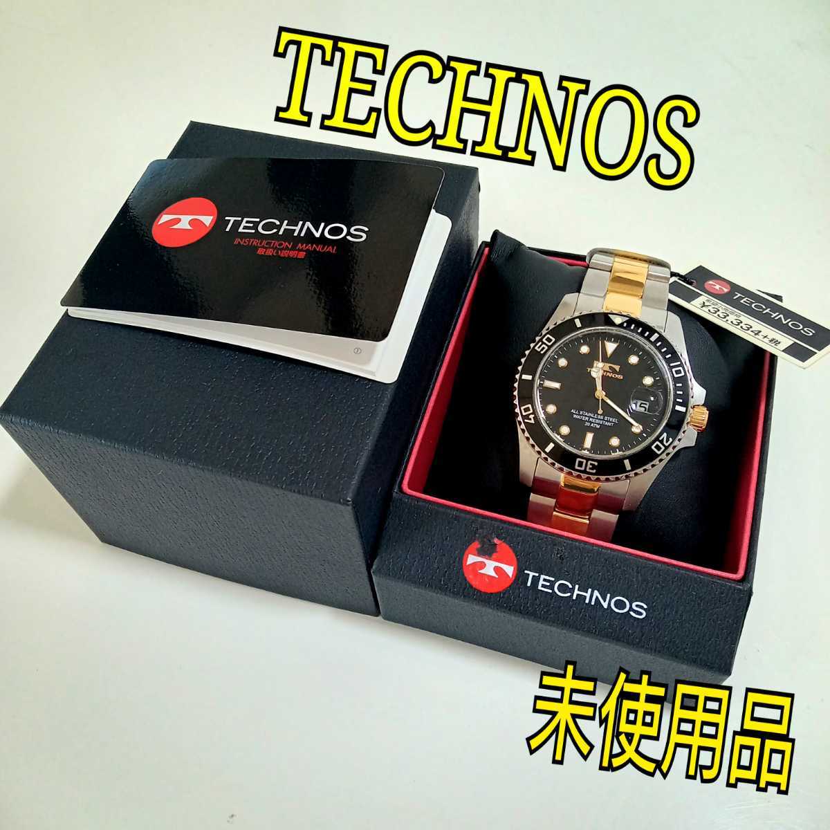 テクノス]TECHNOS 腕時計 三針カレンダー付T9656SM メンズ | www