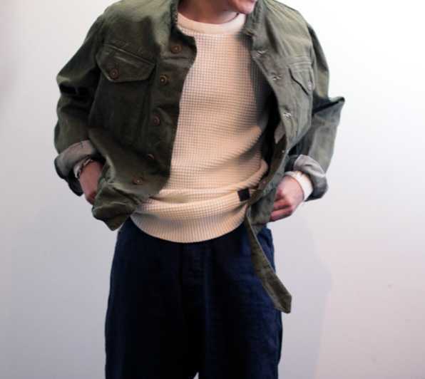 【デッドストック】イギリス軍　グリーンデニム　ジャケット　ジージャン　Gジャン　50’s British ARMY Green Denim jacket [ DeadStock ]_画像2