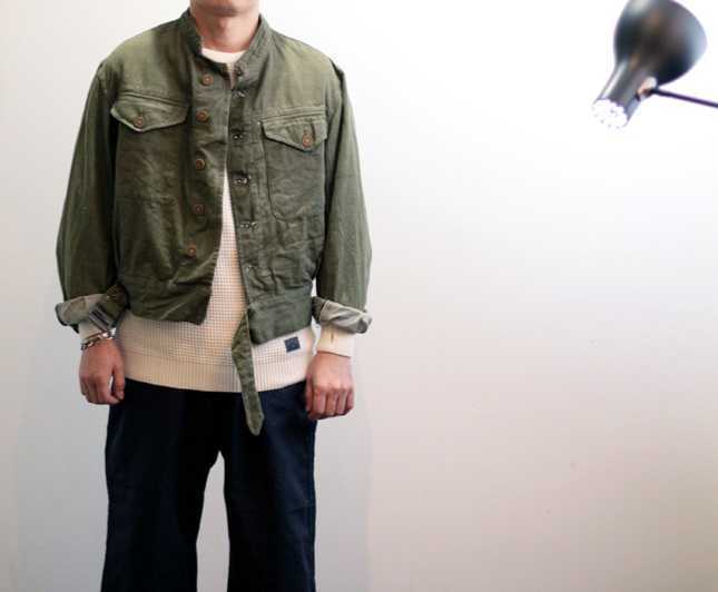 【デッドストック】イギリス軍　グリーンデニム　ジャケット　ジージャン　Gジャン　50’s British ARMY Green Denim jacket [ DeadStock ]_画像4