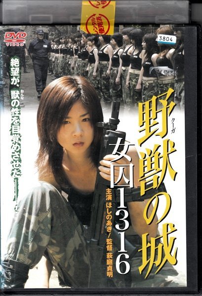 DVD レンタル版 邦画 野獣(クーガ)の城　女囚1316 ほしのあき_画像1