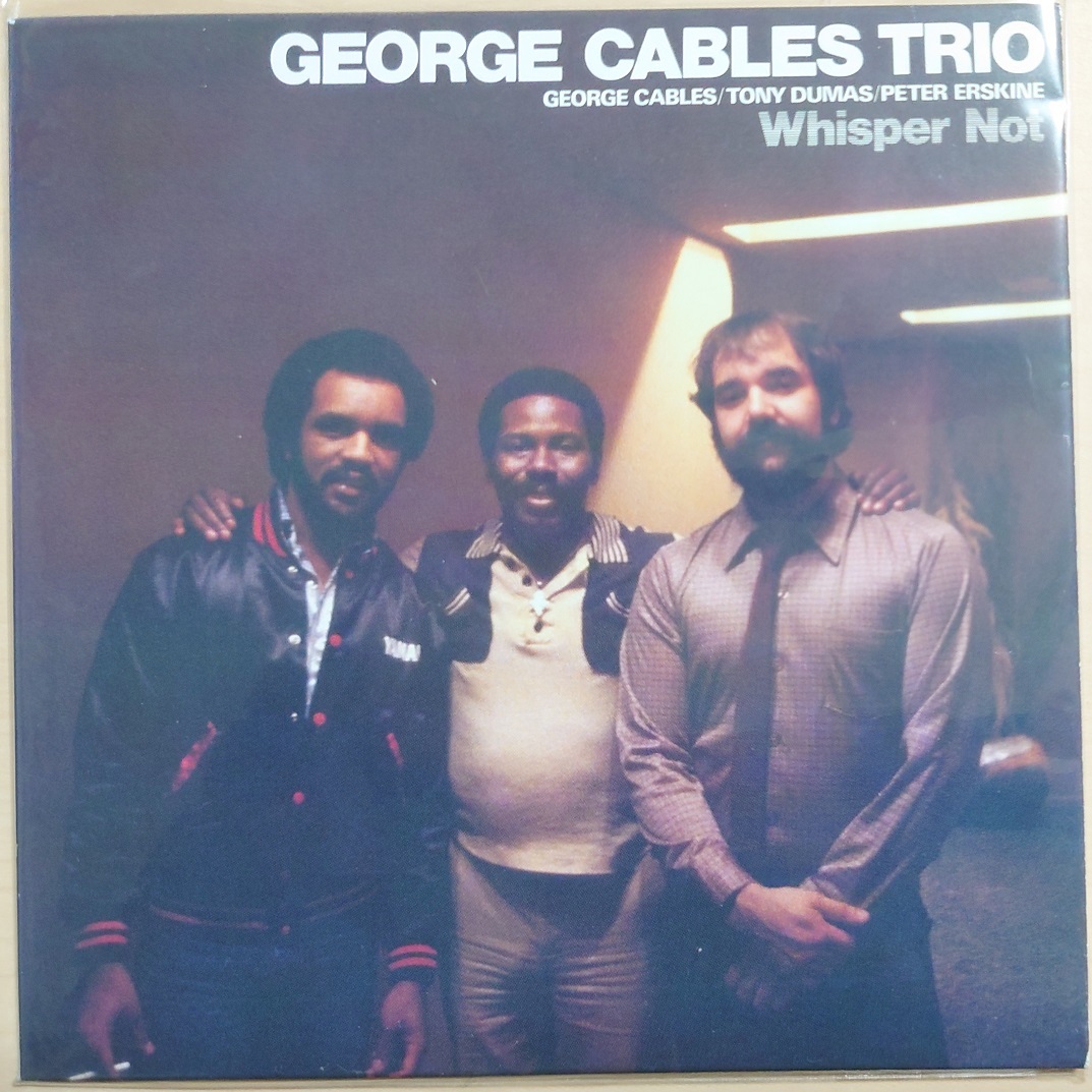 紙ジャケット　Whisper Not George Cables Trio ジョージ・ケーブルズ・トリオ_画像1