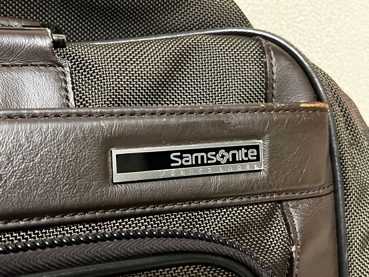 Samsonite Black Label バリスティックナイロン・革製ビジネスバッグ