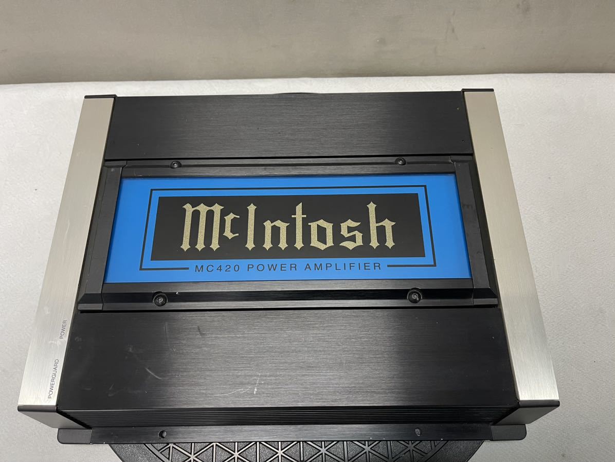 mclntosh MC420 パワーアンプ