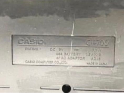 [ operation goods ]CASIO TONE BANK CT-700 Keyboard Casio keyboard made in Japan 
