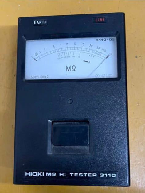 Hioki/日置電機 3110 MΩ Hi Tester 未検査品_画像2