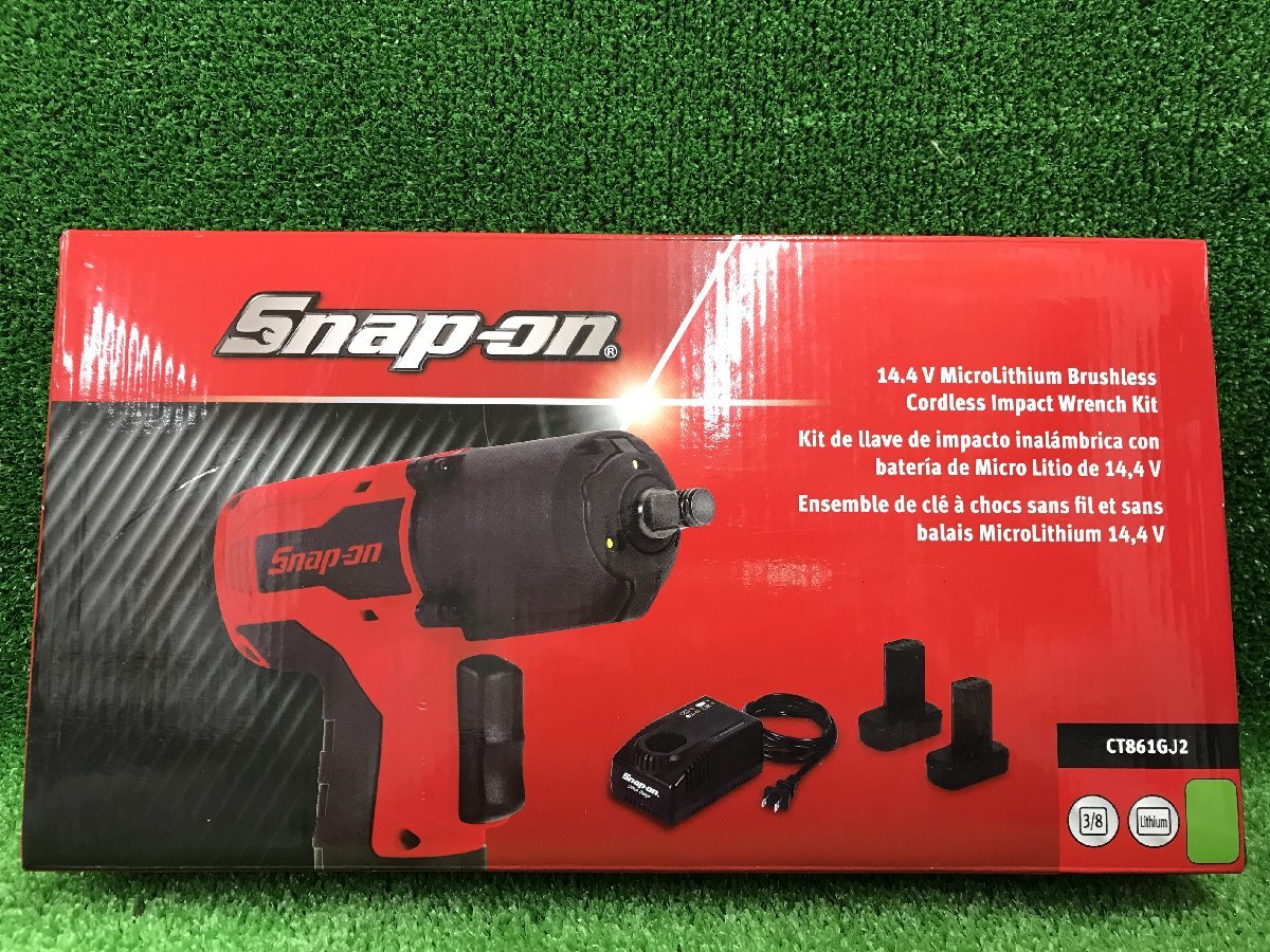 【60000円スタート！！】【未使用品】Snap-on（スナップオン） 14.4V 3/8コードレスインパクトレンチキット CT861GJ2 / IT0Y1YJ6LVGW_画像2