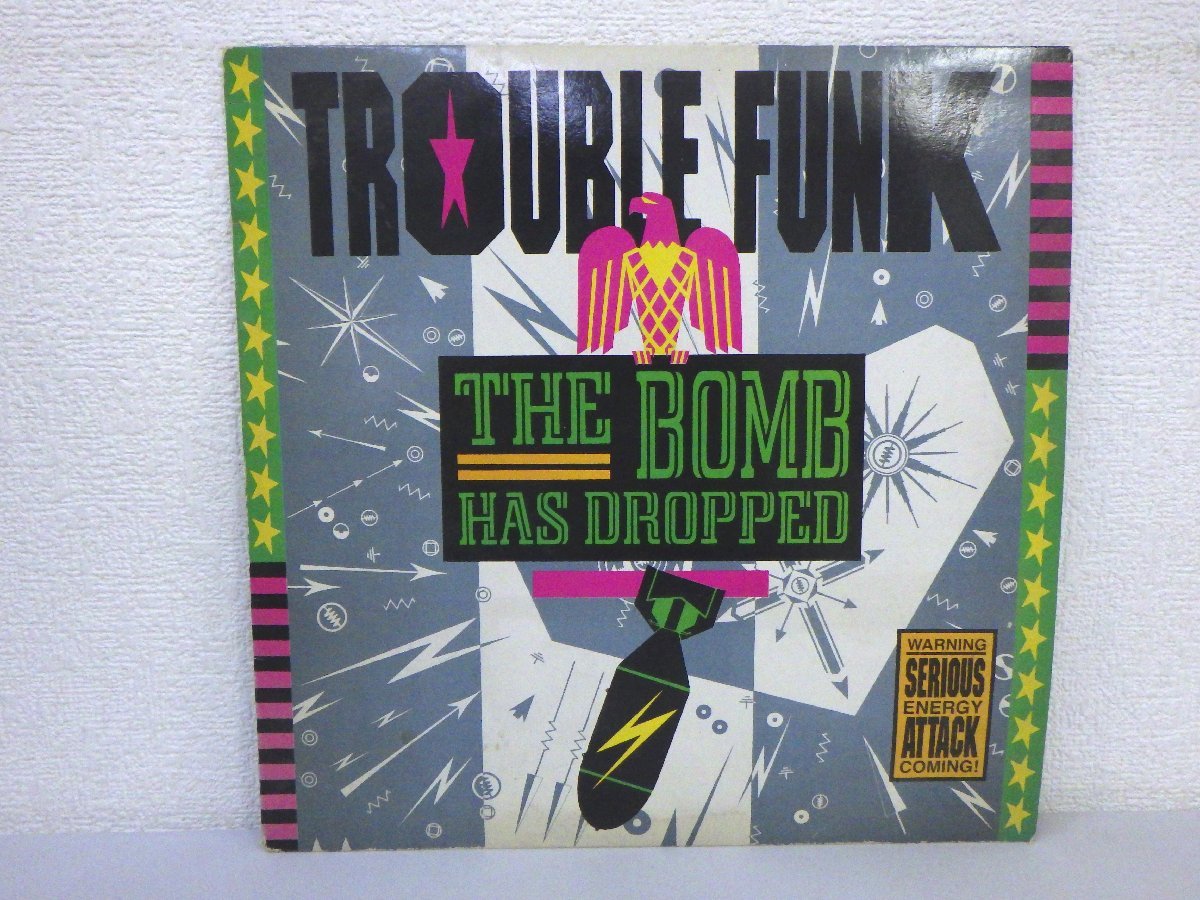LP レコード TROUBLE FUNK トラブル ファンク THE BOMB HAS DROPPED 【 E- 】 D6867A_画像1