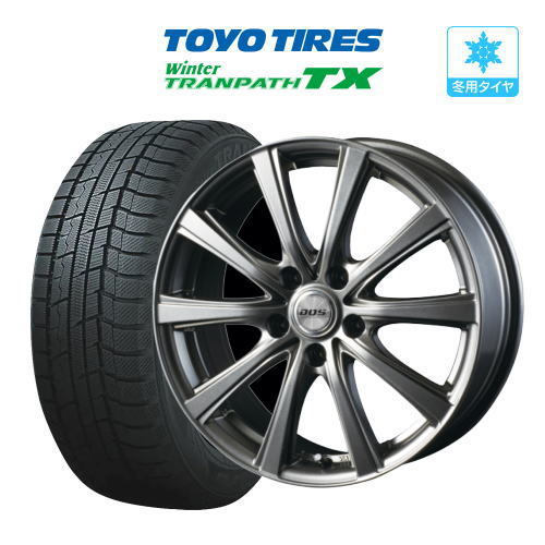 スタッドレスタイヤ ホイール 4本セット BADX DOS 215 SE-10R 60R17