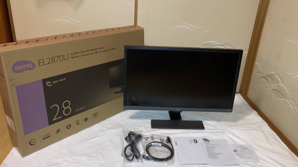 SALE/65%OFF】 BenQ EL2870U 27.9型 4K HDR対応 HDMI×2