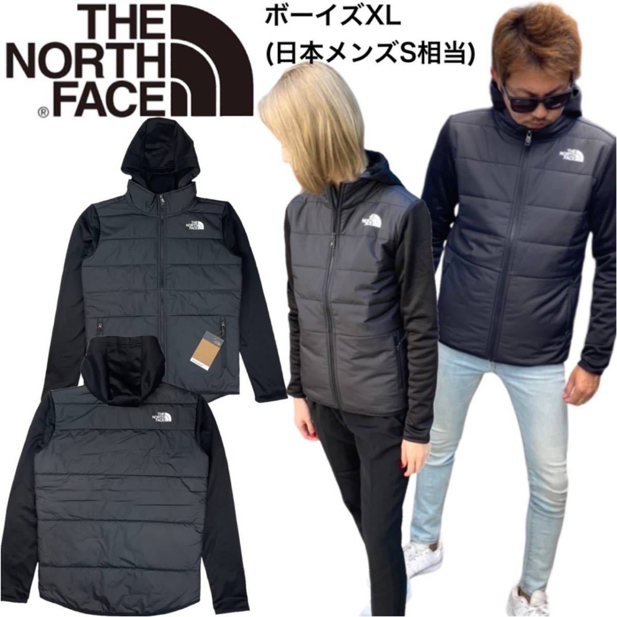 ノースフェイス アウター ボーイズ NF0A5GCY ブラック 国内S(海外XL) THE NORTH FACE SURGENT HYBRID BOYS INSULATED JACKET 新品