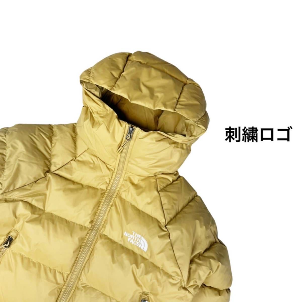 ノースフェイス ダウンジャケット アウター NF0A5GGG レディース 600フィル イエロー Mサイズ THE NORTH FACE W HYDRENLTE DWN HDY 新品_画像5