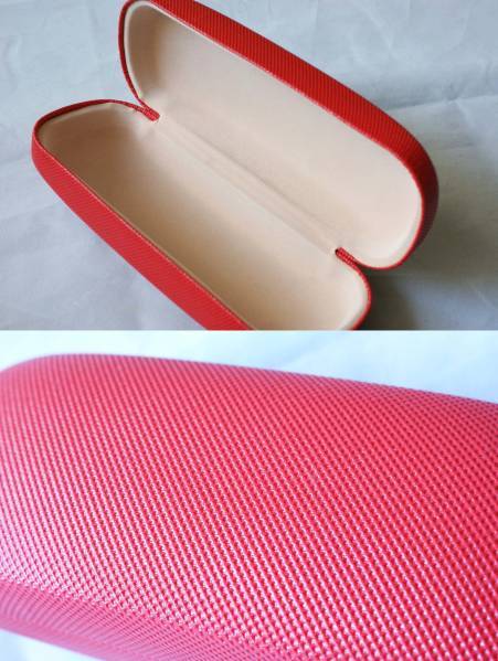 * new goods * glasses case red *②