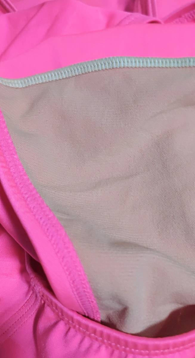 【入手不可】旧ロゴ アシックス asics 競泳水着 女子 ALS85T ハイドロCD ピンク L サイズ 未使用の画像8