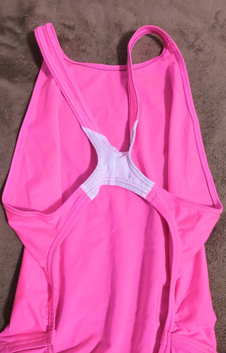 【入手不可】旧ロゴ アシックス asics 競泳水着 女子 ALS85T ハイドロCD ピンク L サイズ 未使用の画像6
