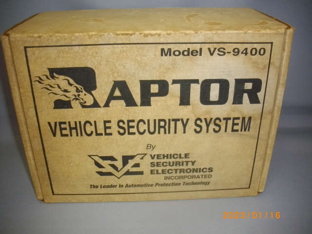 V.S.E. ラプター　セキュリティーシステム　MODEL　VS-９４００　在庫未使用品