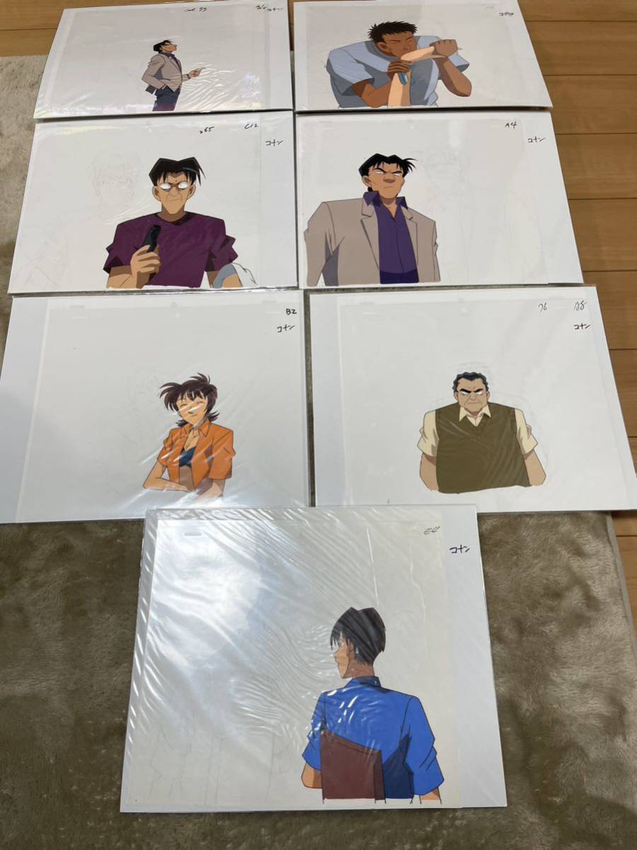 青山剛昌 名探偵コナン 犯人 脇役 セル画 7種 現状品 - 名探偵コナン 青山剛昌 名探偵コナン 犯人 脇役 セル画 7種 現状品 - 名探偵コナン
