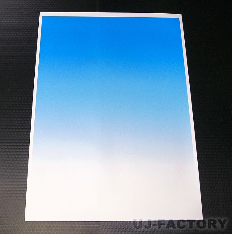 [ professional background paper . Insta .. image!]* gradation paper / blue ( blue )*W:800mm×H:1100mm/ water-repellent PP processing finishing 