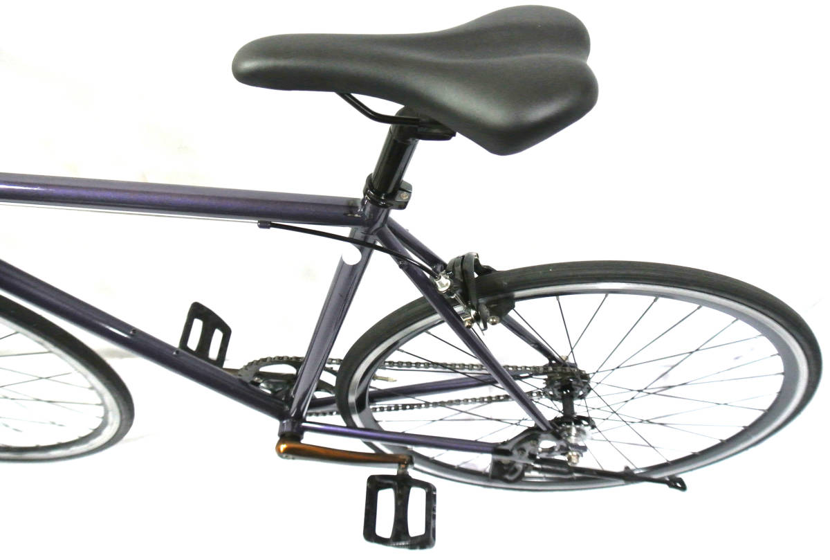 ★ 両用型 軽快ピストバイク 紫色 01-045 の画像8