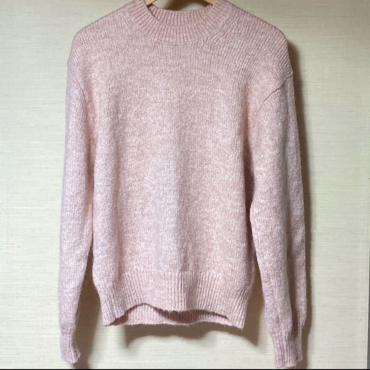 ユニクロ UNIQLO / ユニクロU ユニクロユー メランジクルーネックセーター ニット ピンク Mサイズ