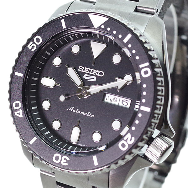 セイコー SEIKO 腕時計 メンズ SRPD65K1 自動巻き ブラック ガンメタル