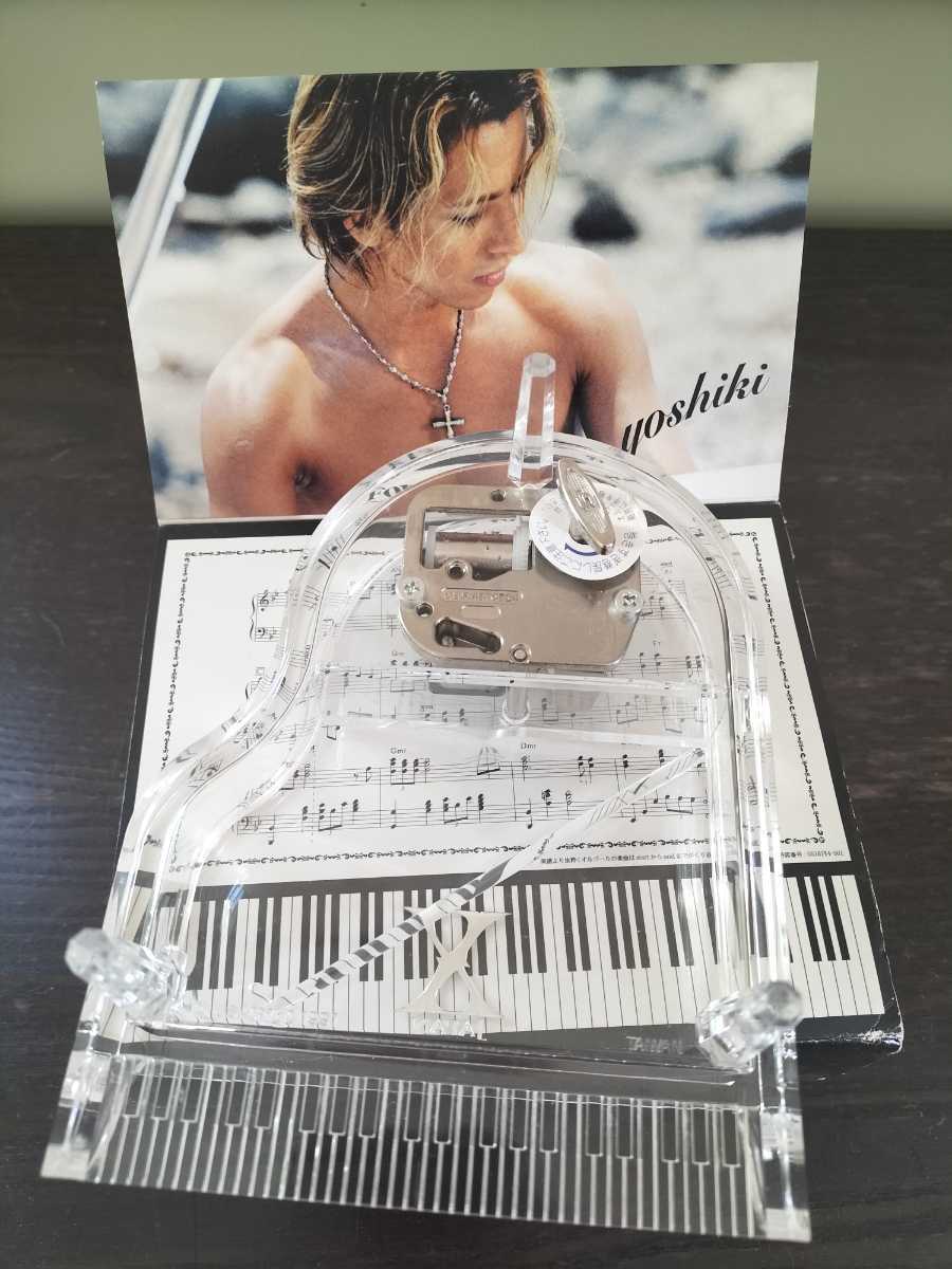 YOSHIKI ピアノ型アクリルオルゴール HWXJ-0054 オルゴール FOREVER YOSHIKI ピアノ型アクリルオルゴール HWXJ-0054 オルゴール FOREVER