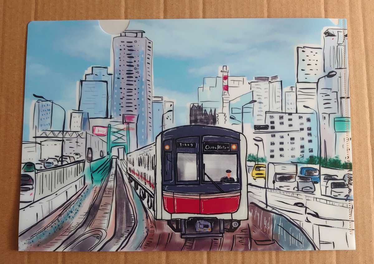  ultra rare not for sale!* Osaka me Toro * clear file * unused goods *Osaka Metro