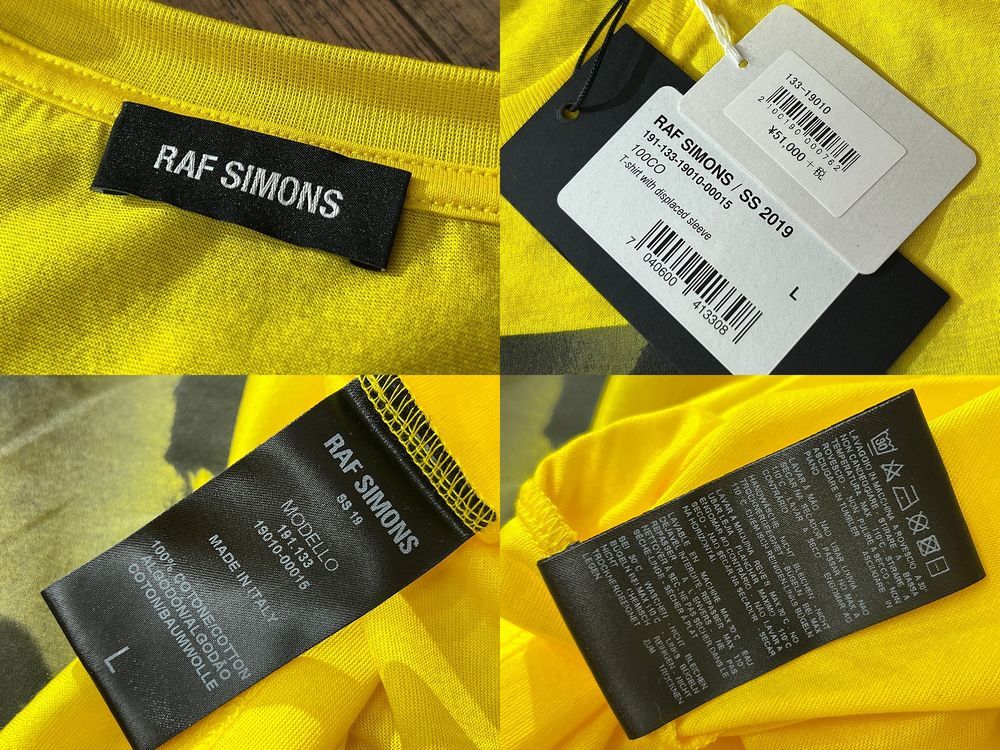 定価56 100円 タグ付き RAF SIMONS ラフシモンズ 19ss T-shirt with