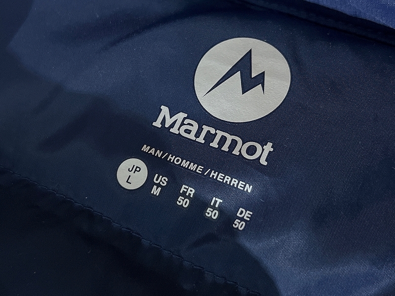 ■ 美品 Marmot マーモット MJD-F2022 ライト バンフー シベリアンダウン 750 フィルパワー 軽量 コンパクト フード ダウン ジャケット L_画像10