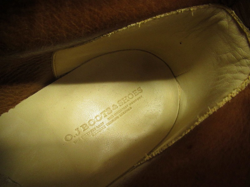 ◆ 美品 定価85,800円 OLD JOE オールドジョー 18AW VACHETTA LEATHER MONKEY BOOTS バケッタ レザー モンキー ブーツ チェスナット 27.5cm_画像8