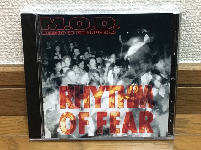 M.O.D. Method Of Destruction / Rhythm Of Fear ハードコア 傑作 国内盤(品番:PSCW-1153) 廃盤CD Stormtroopers of Death / S.O.D._画像1