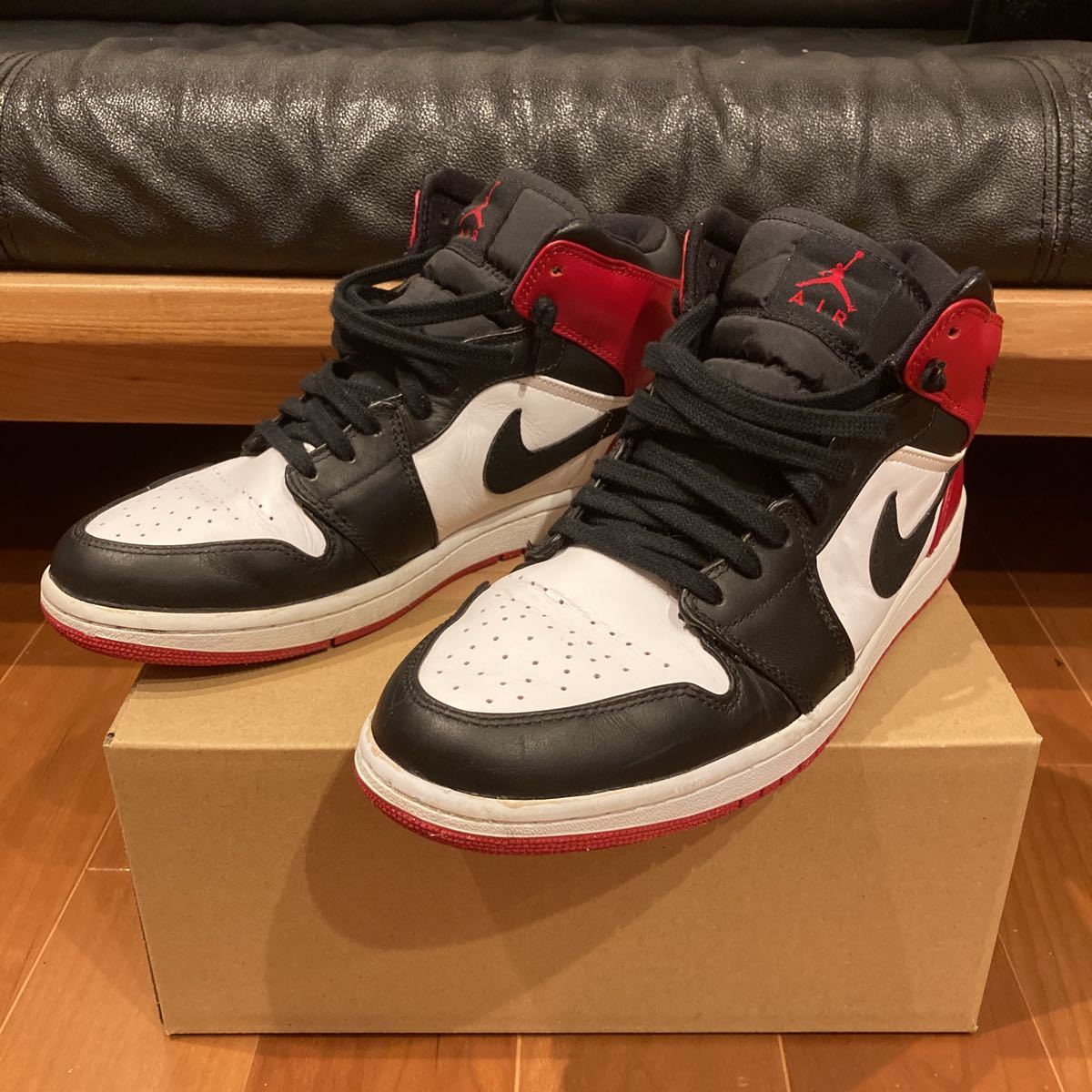ダイゾー ナチュラル NIKE Air jordan 1 “BLACK TOE” つま黒 28.5
