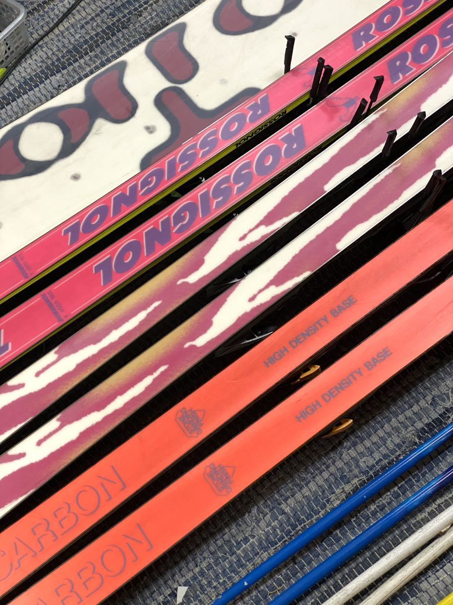 ★ スノボー板 スキー板 ストック 8点セット ROSSIGNOL FISCHER NISHIZAWA CARBON ロシニョール フィッシャー スキー用品 まとめの画像8