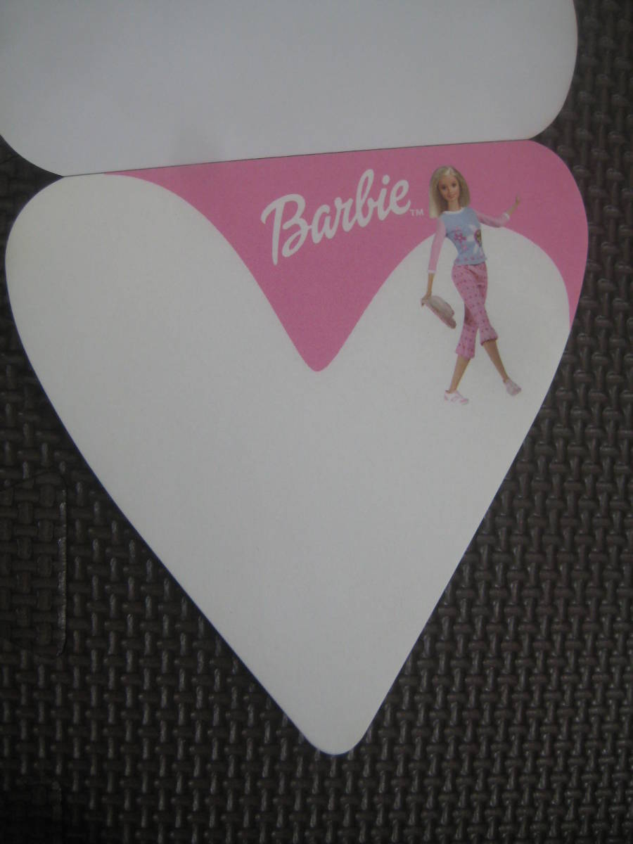 バービー Barbie ダイカットメモパッド（ハート） ６個 BANDAI バンダイ の画像6