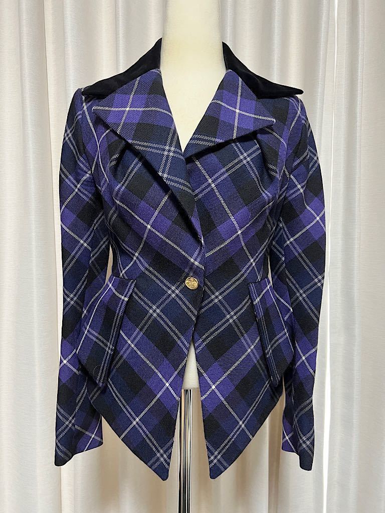 ヤフオク! - 【激レア】昔のヴィヴィアン ジャケット チェック英国製Vi...