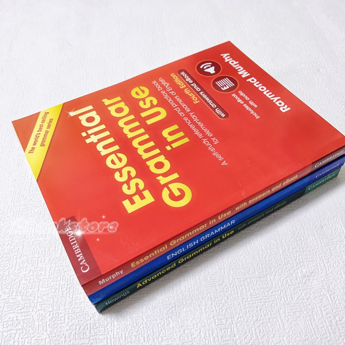最新版 未使用 Grammar in Use 英文法 初中高級 3冊セット