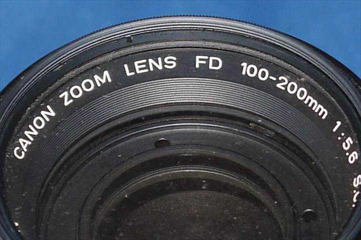 CANON ZOOM LENZ FD 100-200mm 1：5.6 S.C 動作未確認 ジャンク扱い_画像5